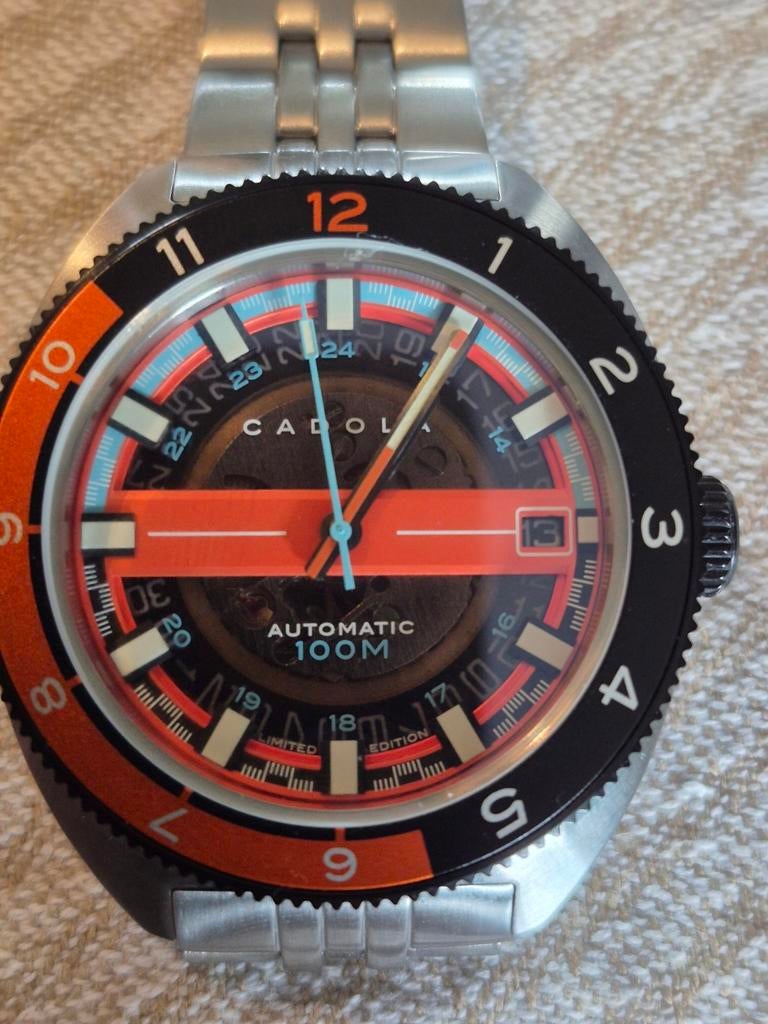 Te koop Cadola limited Edition, Sieraden, Tassen en Uiterlijk, Horloges | Heren, Ophalen of Verzenden, Zo goed als nieuw, Overige merken