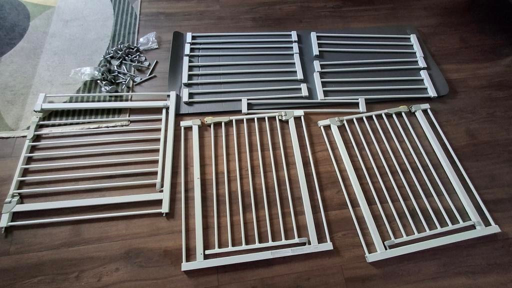 3x Hauck Autoclose'n Stop Klemhekje 75-110 cm, Kinderen en Baby's, Traphekjes, Ophalen, Gebruikt, 100 tot 115 cm, Klemhekje