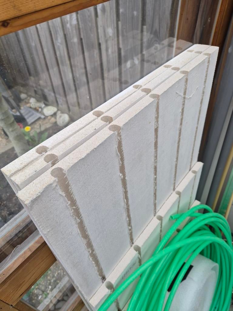 Fermacell droogbouw vloerverwarming 16mm + 30m leiding, Doe-het-zelf en Verbouw, Ophalen, Nieuw, Overige typen, Minder dan 30 cm