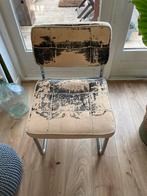 GRATIS OPHALEN 4 “Vintage” Eetkamerstoelen - Opknapper, Ophalen, Gebruikt, Overige kleuren, Vier