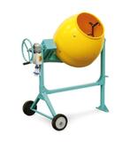 betonmolen met kunststof kuip, Ophalen, Gebruikt