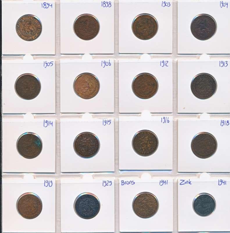 Nederland complete set 2,5 cent 1894-1941 Wilhelmina