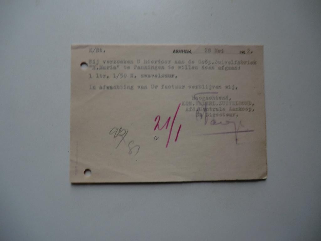 Panningen,Helden,Egcel,Venlo,Arnhem,Coop Zuivelfabriek,1952, Verzamelen, Verzenden, 1940 tot 1960, Gelopen, Limburg