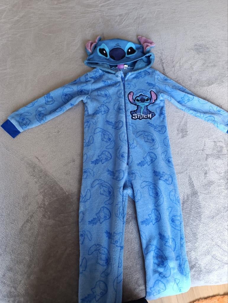 Stitch Onesie maat 122/128, Ophalen of Verzenden, Zo goed als nieuw, Disney, Jongen of Meisje