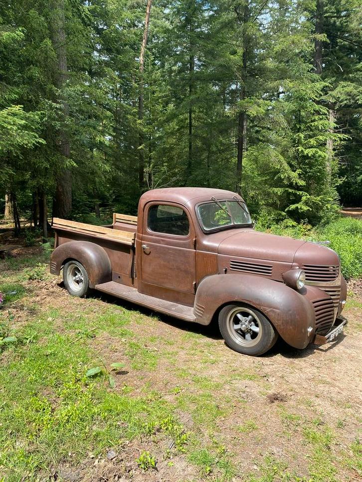 Tk Dodge cusom Truck hot rod rat rod oldtimer ram, Auto's, Oldtimers, Particulier, Dodge, Benzine, Overige carrosserieën, Automaat