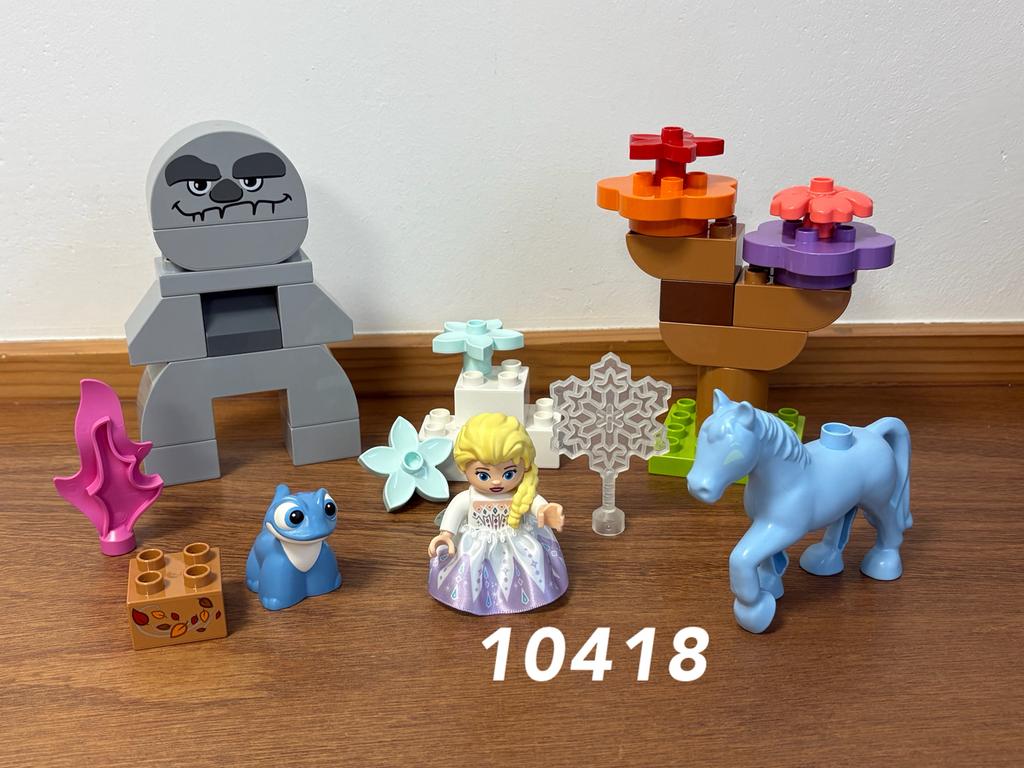 Duplo Elsa en Bruni in het betoverde bos 10418 (compleet) 1, Kinderen en Baby's, Speelgoed | Duplo en Lego, Ophalen of Verzenden