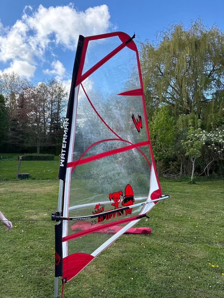 Windsurf set 2,5 m, Watersport en Boten, Windsurfen, Met draagtas, Ophalen of Verzenden, Zo goed als nieuw, Minder dan 5 m²