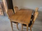 Tafel met 4 stoelen, Ophalen, Gebruikt, 4 tot 6 stoelen