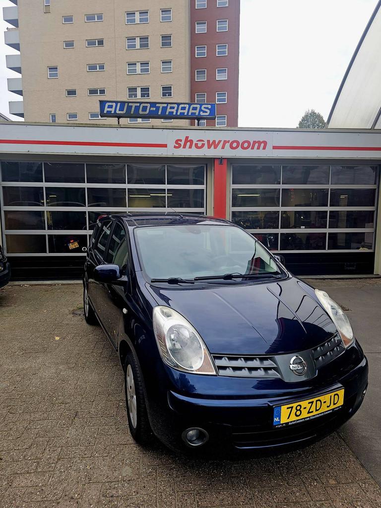 Nissan Note 1.6 Acenta (bj 2008), Voorwielaandrijving, 15 km/l, 4 cilinders, Blauw