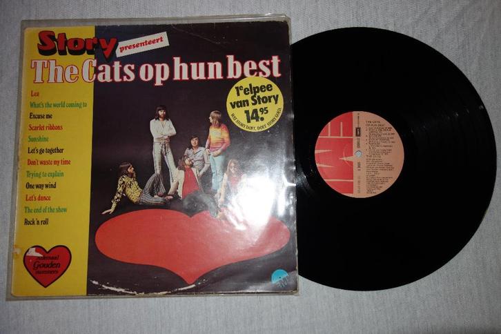 Lp The Cats op hun best, Cd's en Dvd's, Vinyl | Pop, Zo goed als nieuw, 12 inch, Ophalen of Verzenden