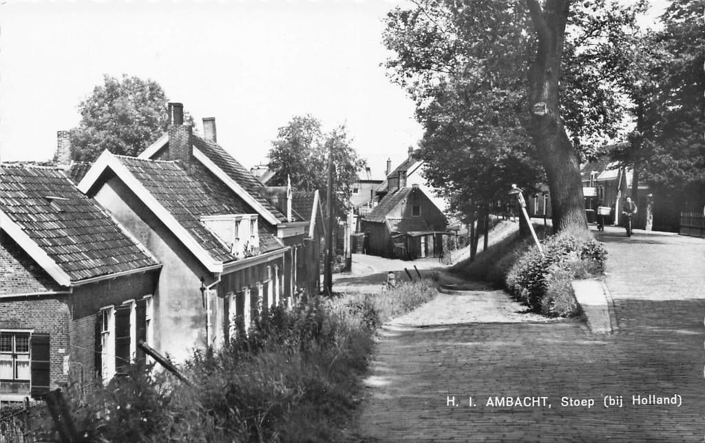 JO134 Hendrik Ido Ambacht Stoep 1961, Verzamelen, Ansichtkaarten | Nederland, Ophalen of Verzenden, 1960 tot 1980, Ongelopen, Zuid-Holland