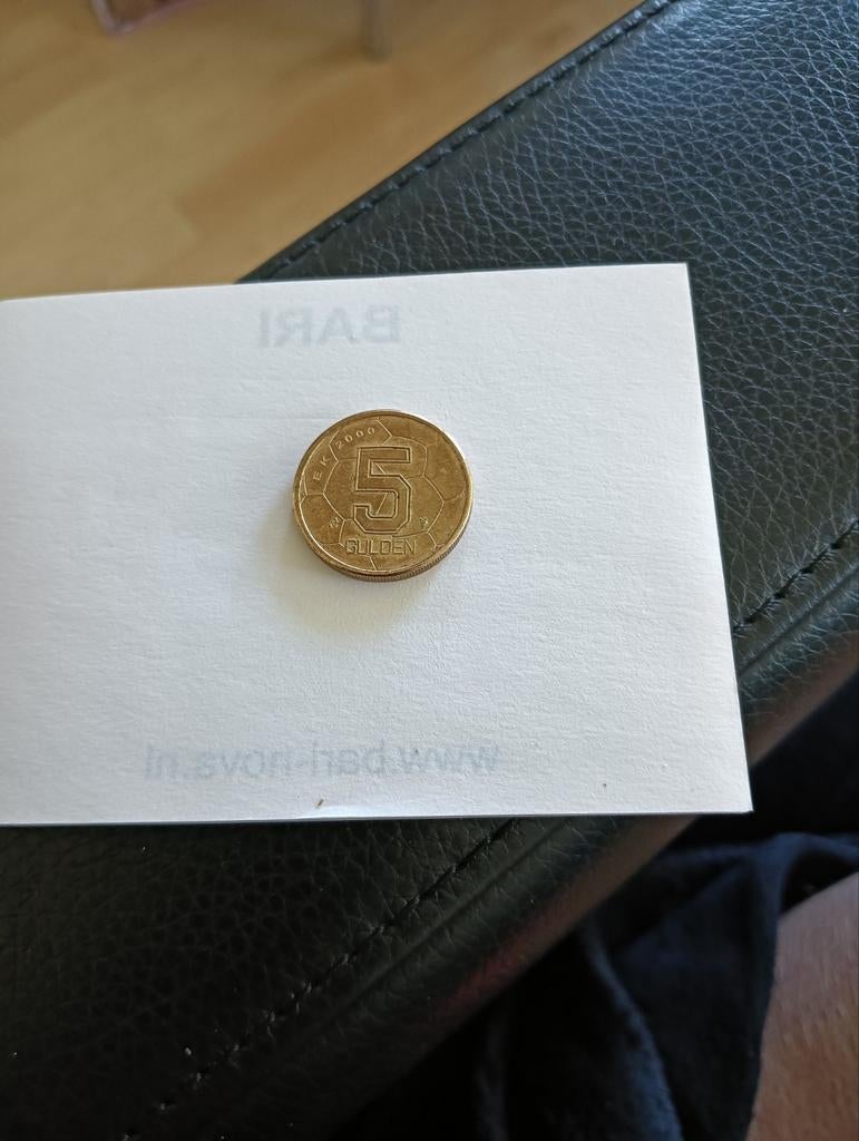 5 Gulden munt Koningin Beatrix EK 2000, Postzegels en Munten, Munten | Nederland, Ophalen of Verzenden, Koningin Beatrix, 5 gulden