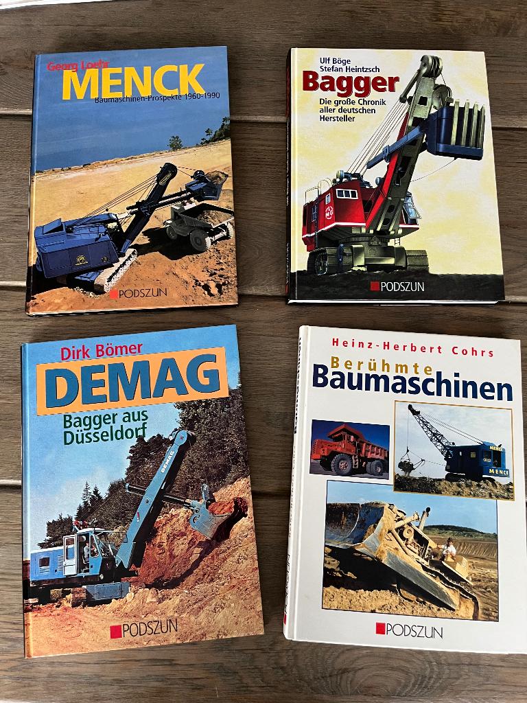 Grondverzet kraan Atlas O&K Demag Caterpillar Boeken, Ophalen of Verzenden