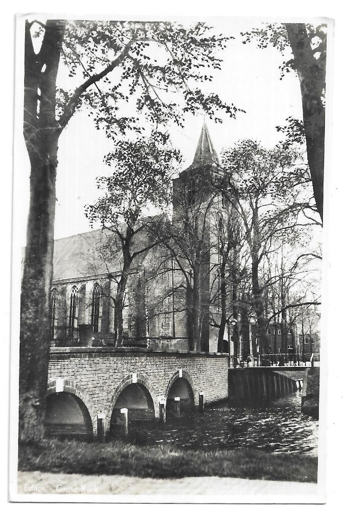AK Edam - Grote Kerk, Verzenden, 1960 tot 1980, Ongelopen, Noord-Brabant