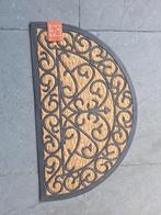 Halfronde kokosmat met rubberen rand - 75x45 cm, Ophalen, Kokos, Binnen, Nieuw