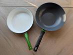 Twee pannen, Ophalen, Overige materialen, Gebruikt, Inductieplaat