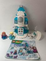 Duplo 10899 Frozen IJskasteel+instructieboekje, Ophalen of Verzenden, Zo goed als nieuw, Complete set, Duplo