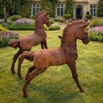 Decoratief ijzeren paard 135 cm hoog, Ophalen of Verzenden