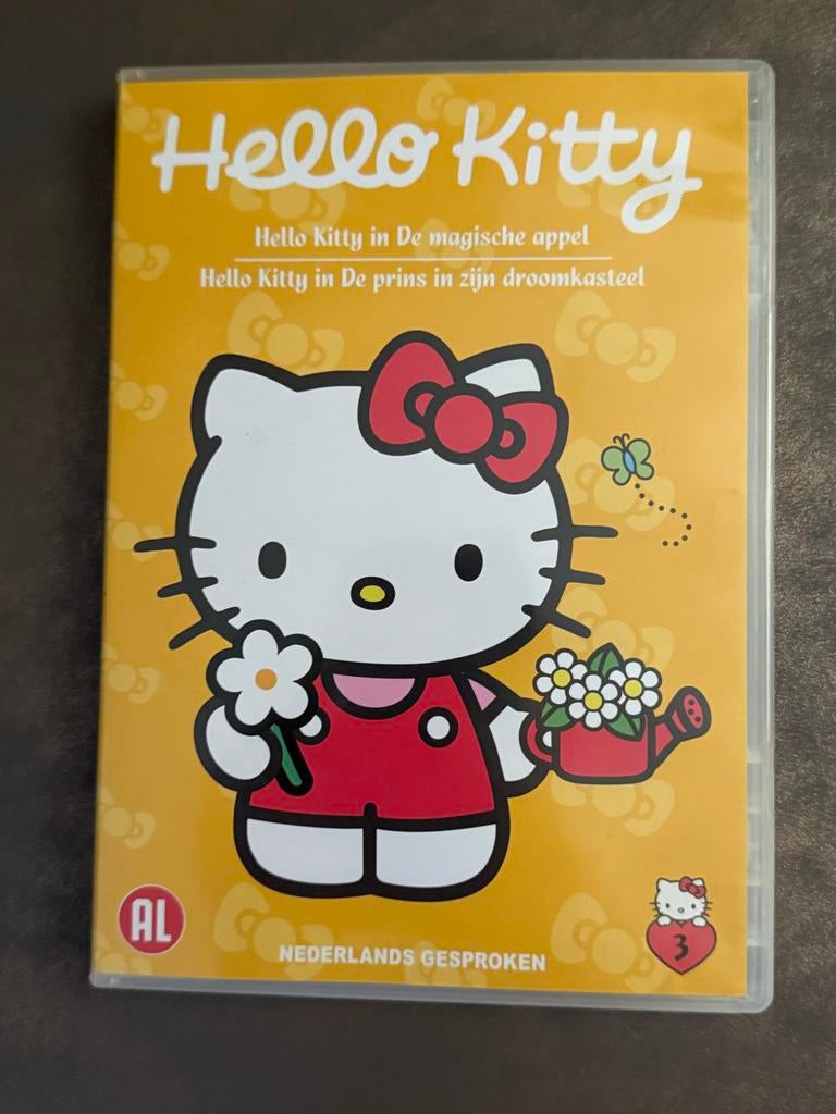 Hello Kitty DVD: De magische appel & De prins in zijn droomk, Gebruikt, Alle leeftijden, Overige genres, Ophalen of Verzenden