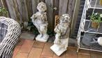 2 betonnen engelen, Tuin en Terras, Tuinbeelden, Ophalen of Verzenden