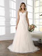 Trouwjurk blush maat 42, Ophalen of Verzenden, Zo goed als nieuw, Wit, Trouwjurk