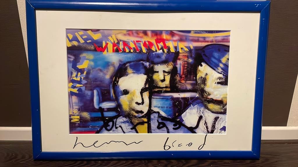 Herman Brood " Waarom" kunstwerk druk, Ophalen of Verzenden
