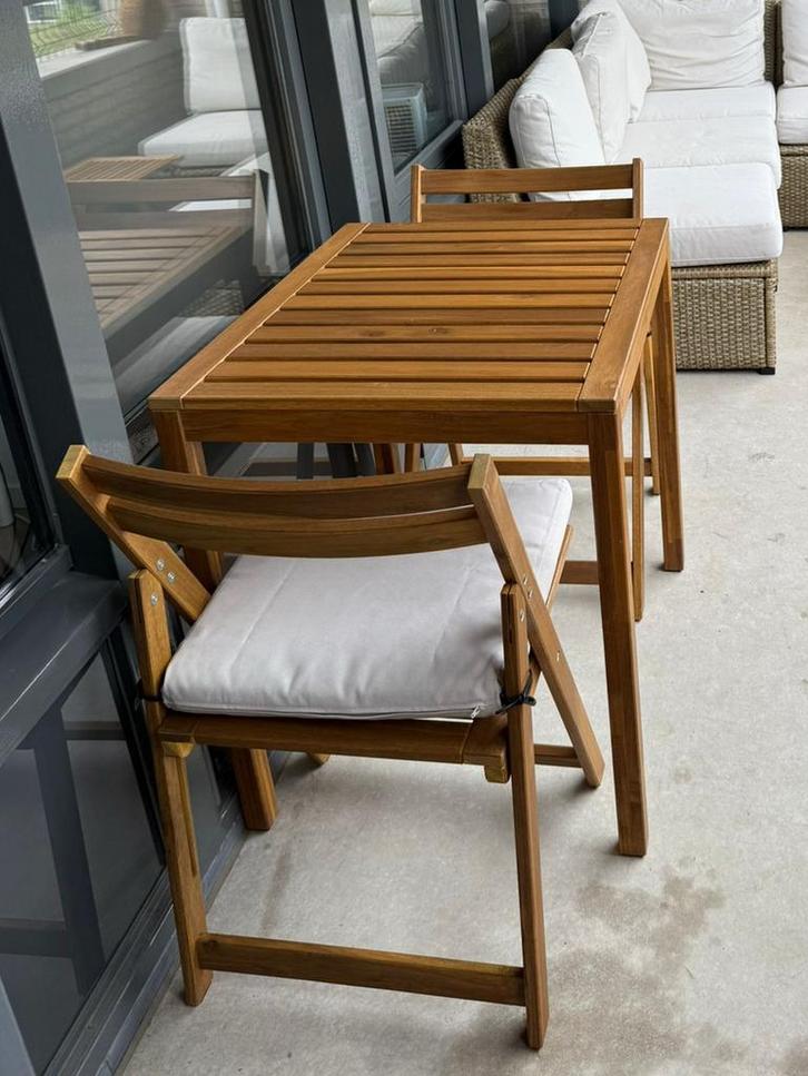 Tuinmeubel set - Ikea nieuw, Tuin en Terras, Tuinsets en Loungesets, Nieuw, Tuinset, Hout, 2 zitplaatsen, Eettafel, Stoel, Ophalen