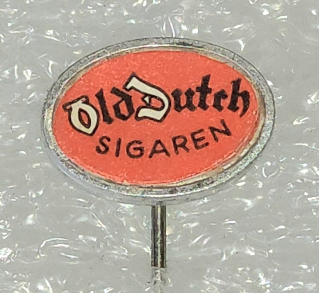 Vintage Old Dutch Sigaren Speldje, Verzamelen, Ophalen of Verzenden, Gebruikt, Merk, Speldje of Pin