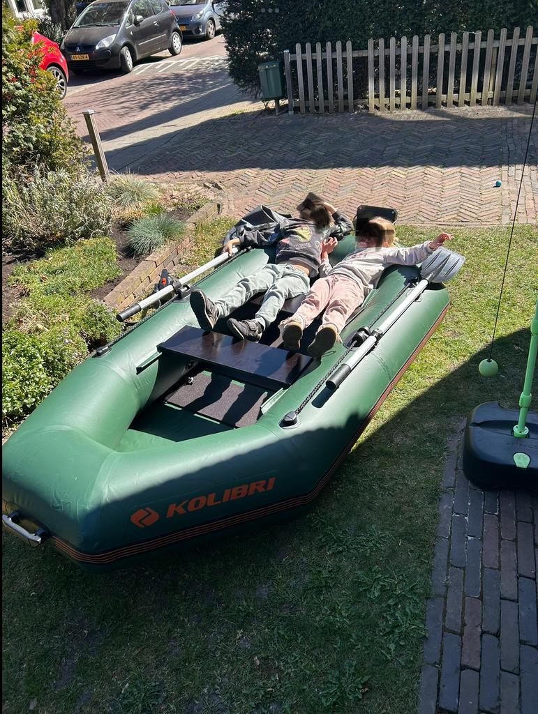 Kolibri karper-(boot) K-240TS met stootrand zgan, Watersport en Boten, Hengelsport | Karpervissen, Zo goed als nieuw, Overige typen