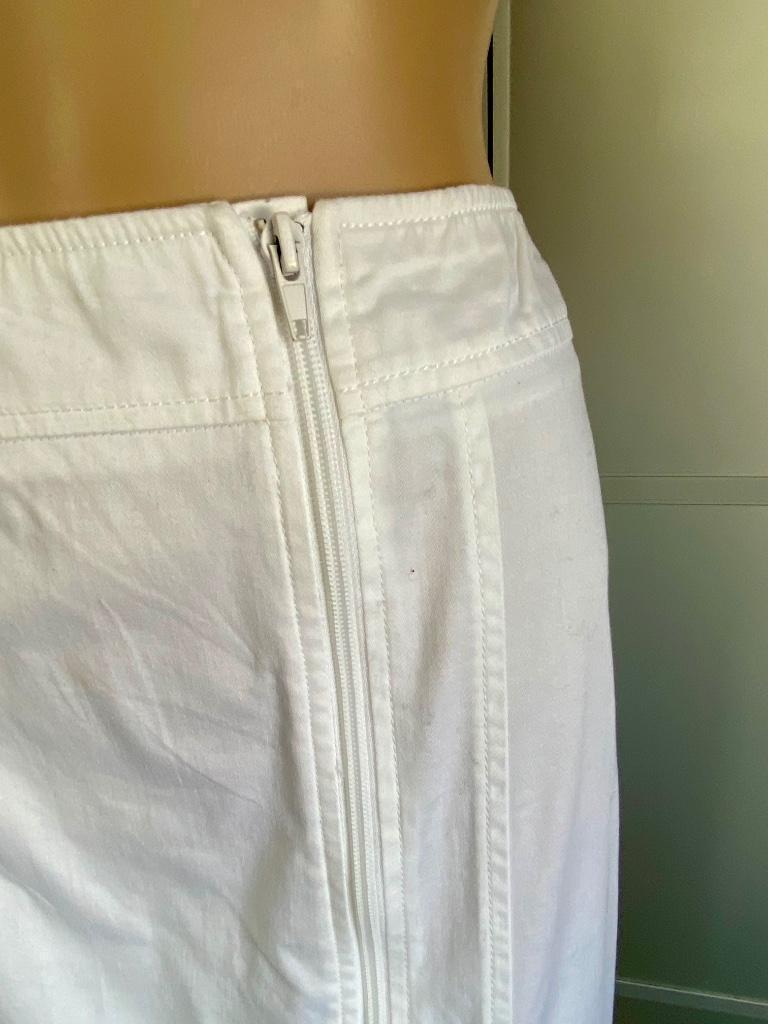 J388 Giorgia Grati maat 42=L designer rok rokje wit vintage, Kleding | Dames, Rokken, Giorgio Grati, Wit, Maat 42/44 (L), Ophalen of Verzenden