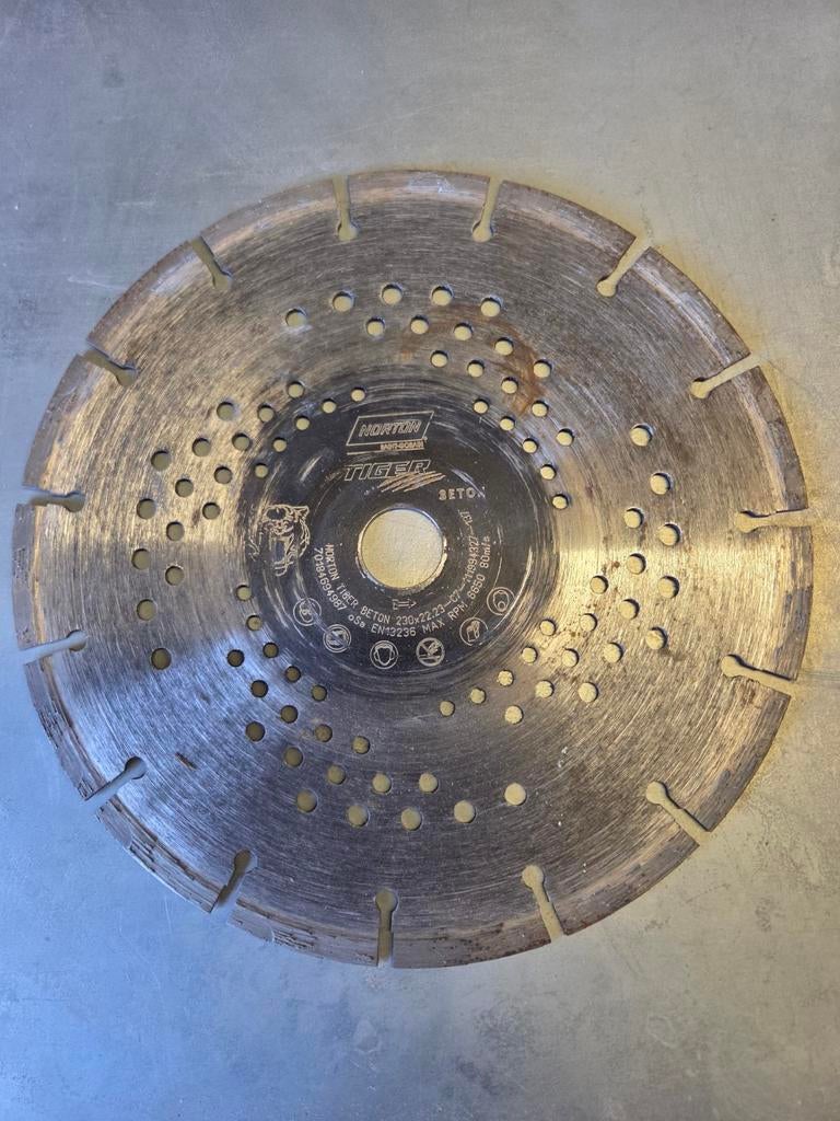 Norton Tiger Beton slijpschijf 230mm, Ophalen of Verzenden