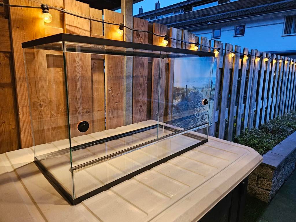 Hamsterkooi terrarium met alle toebehoren complete set!, Zo goed als nieuw, Hok, Chinchilla, 75 tot 110 cm