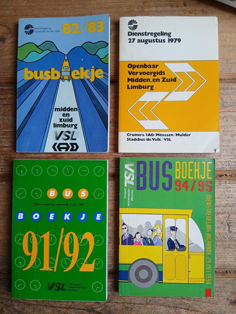 Diverse dienstregelingen VSL, Verzamelen, Spoorwegen en Tramwegen, Ophalen of Verzenden, Gebruikt, Trein, Boek of Tijdschrift
