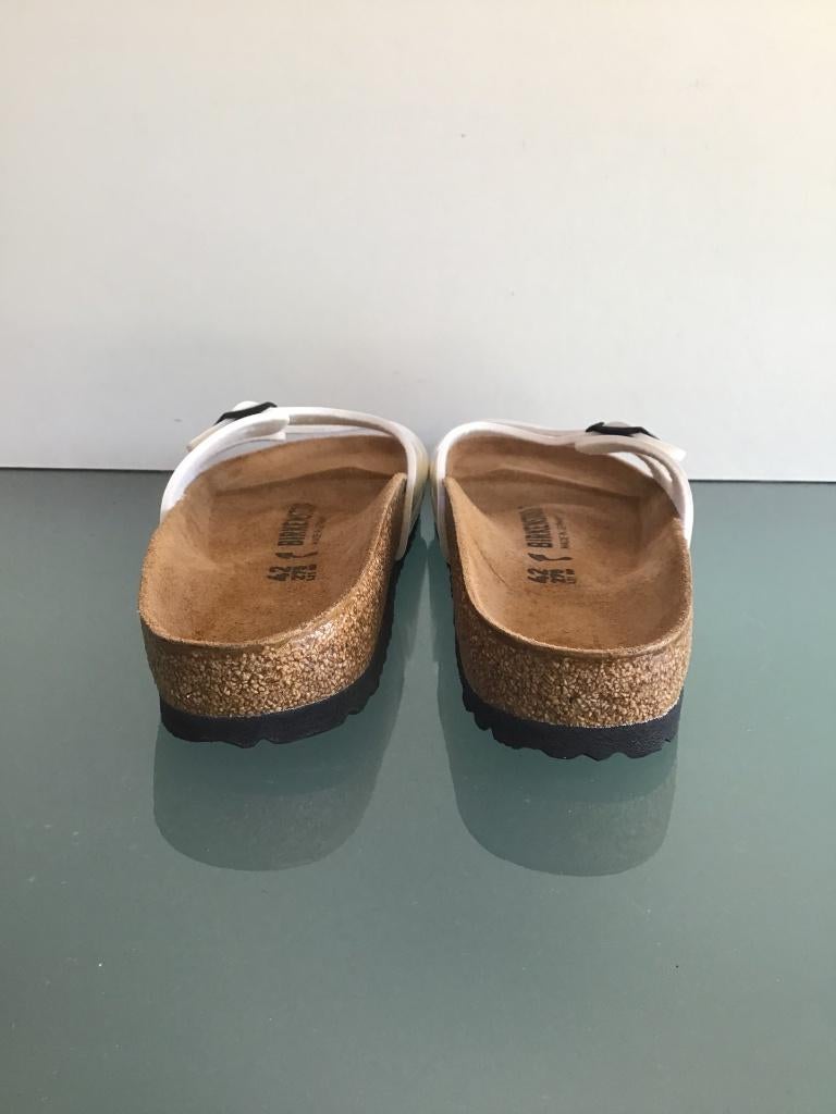 Birkenstock Nieuw 42 | wit Ibiza | Gratis verzenden, Kleding | Dames, Schoenen, Slippers, Verzenden, Wit, Nieuw