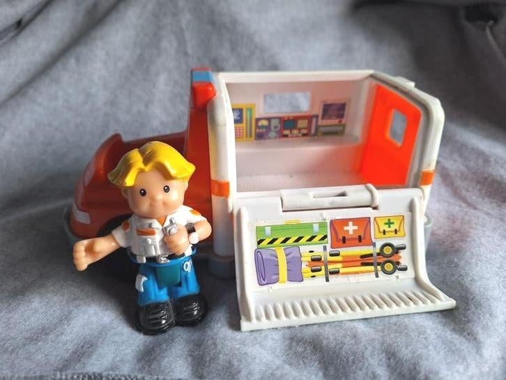 👑🧡  Ambulance auto  + poppetje   van Fisher price   🧡👑, Ophalen of Verzenden