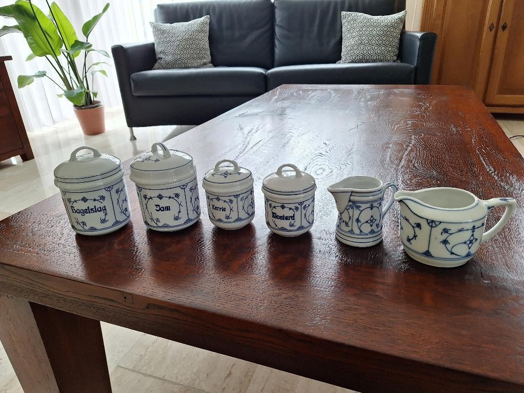 Jäger blauw servies, Ophalen, Gebruikt