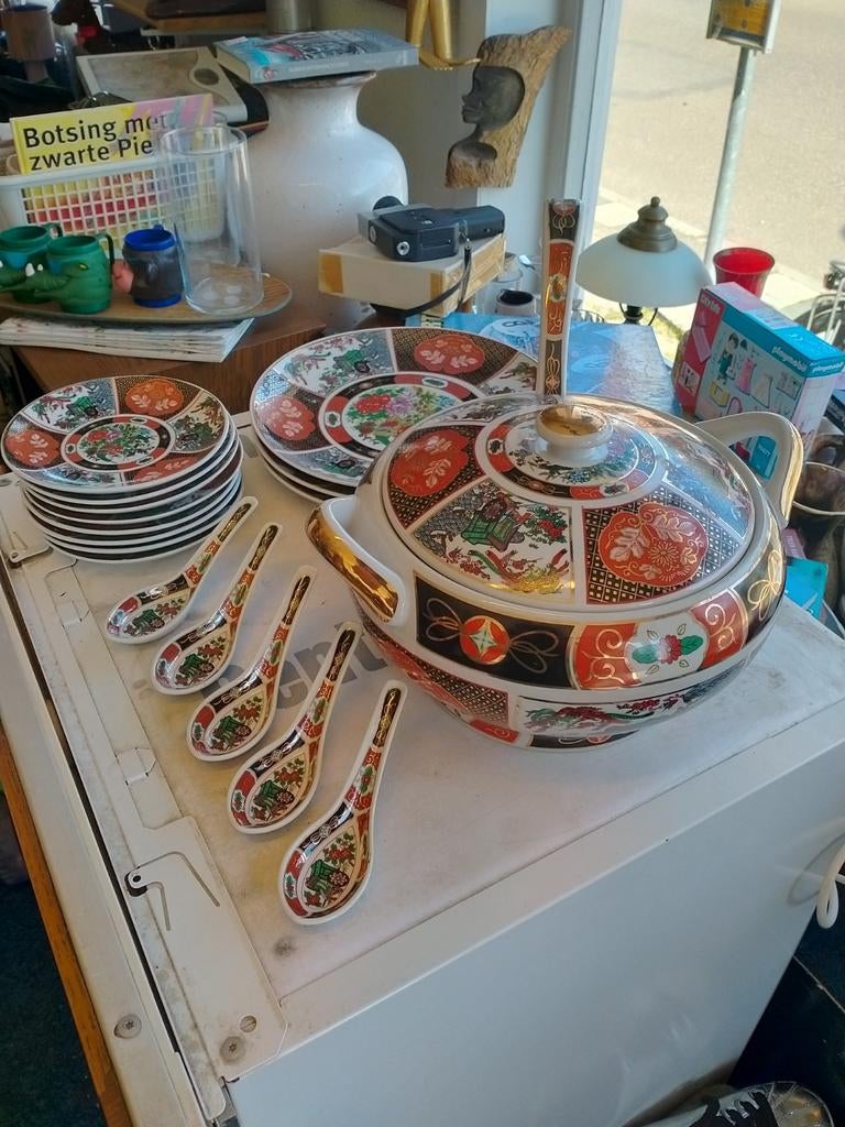 Chinees servies incompleet, Ophalen of Verzenden