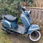 Brom-Scooter. La Souris Trendy Retro in Oud Blauw., Fietsen en Brommers, Scooters | Overige merken, Gebruikt, Maximaal 45 km/u