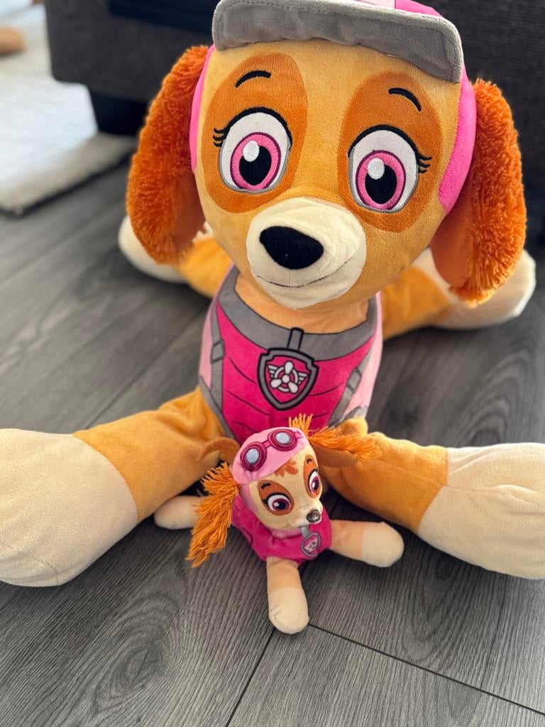 Paw Patrol Skye knuffels, Ophalen, Hond, Zo goed als nieuw, Middelgroot (20 tot 80 cm)