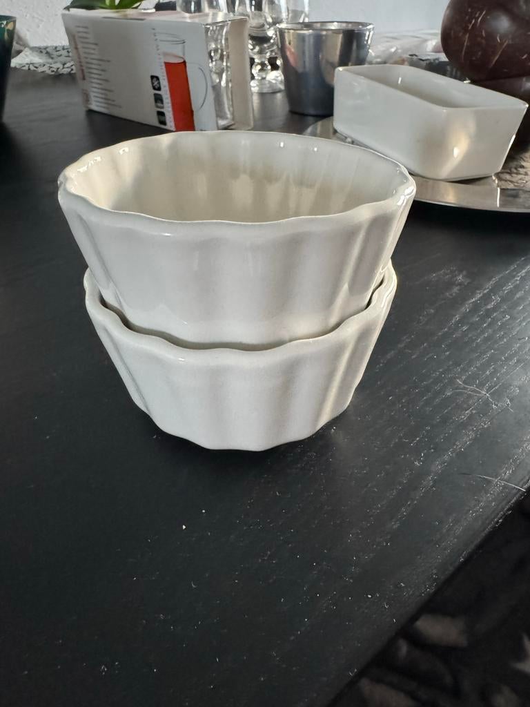 Ikea ovenschaaltjes - set van 2, Gebruikt, Keramiek, Ophalen of Verzenden, Schaal of Schalen
