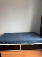Bedframe met lades (exclusief matras), 90 cm, Eenpersoons, Wit, Ophalen of Verzenden