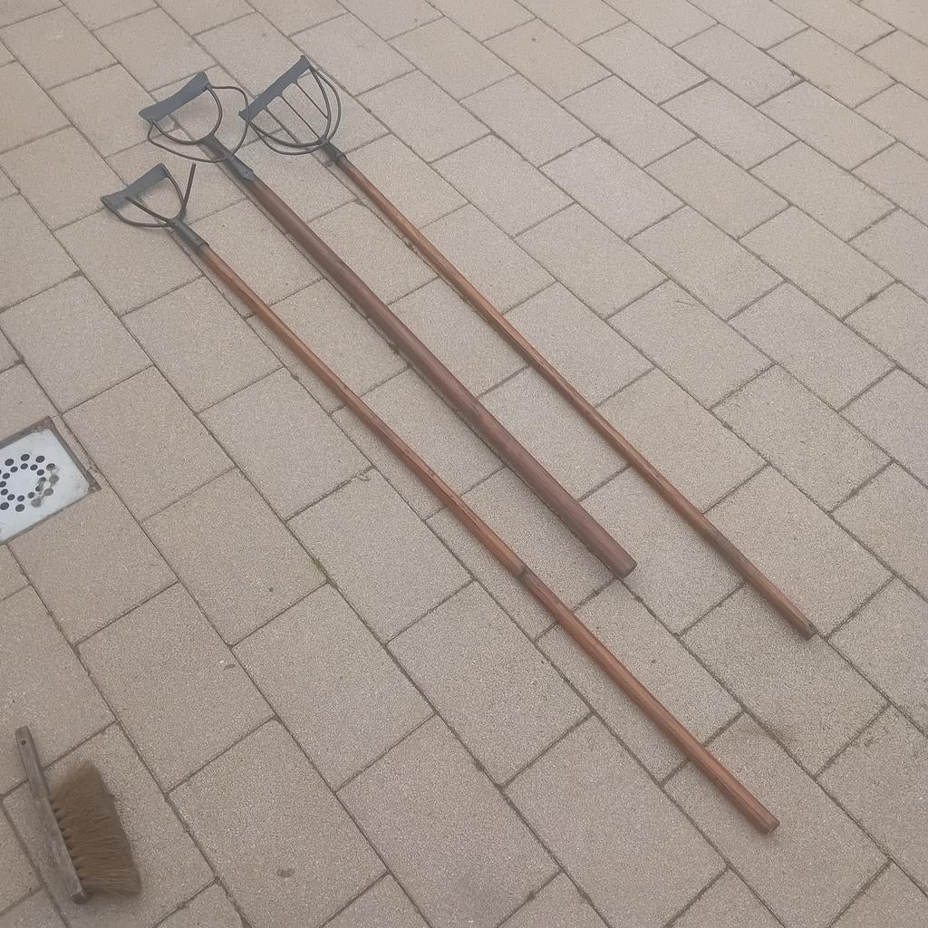 Antieke schoffels, Tuin en Terras, Hand-tuingereedschap, Ophalen, Gebruikt