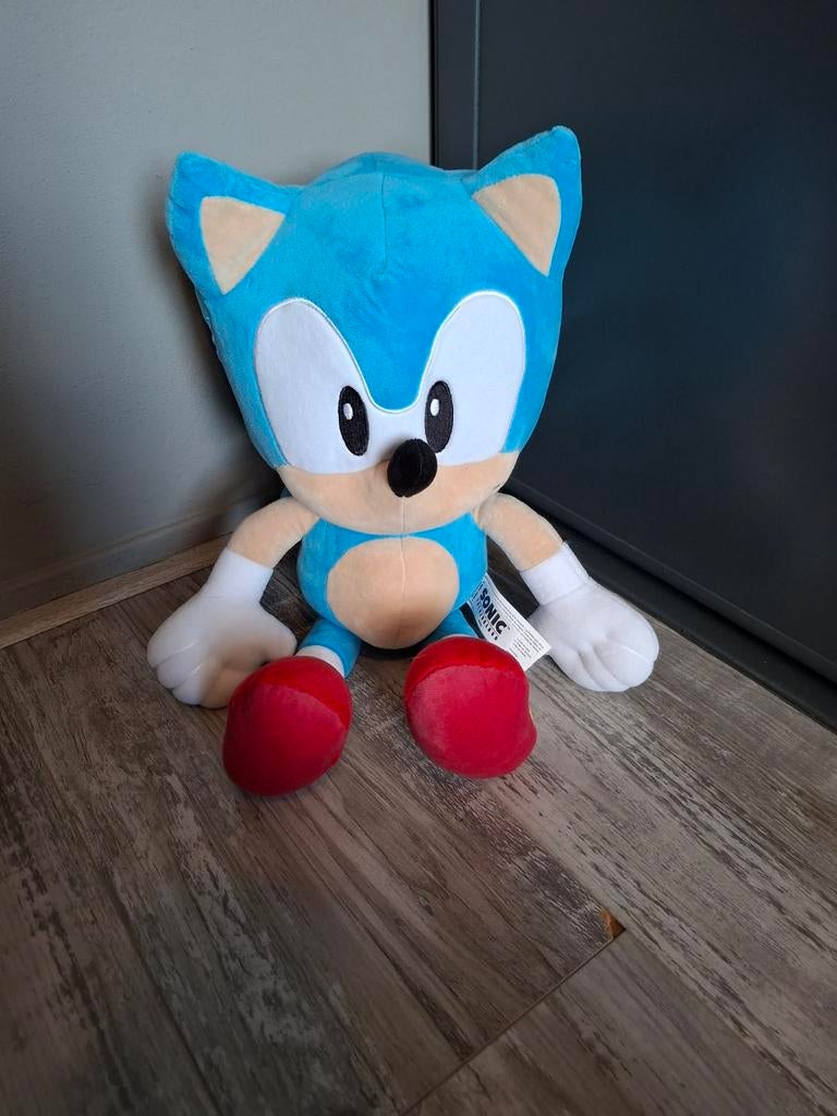 Knuffel Sonic, Kinderen en Baby's, Speelgoed | Knuffels en Pluche, Ophalen of Verzenden, Zo goed als nieuw, Overige typen