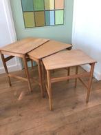 Set 3 Nesting tables Hans Wegner Andreas Tuck AT-40 eiken, Ophalen of Verzenden