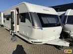 Hobby Prestige 650 KFU Zondag 22 maart open, Caravans en Kamperen, Caravans, Schokbreker, Rondzit, Bedrijf, 6 tot 7 meter