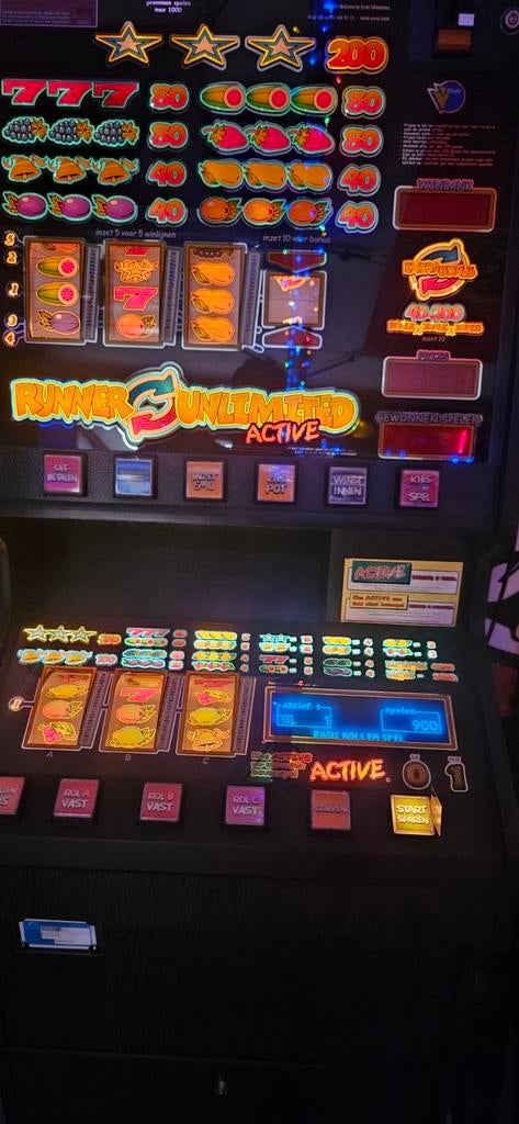 Runner/unlimited, Verzamelen, Automaten | Gokkasten en Fruitautomaten, Ophalen of Verzenden, Zo goed als nieuw