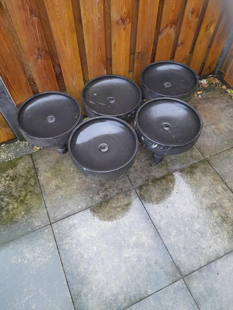 Kunstof waterbakken volière, Ophalen, Kunststof