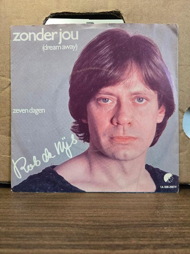 Rob de Nijs - Zonder jou, Cd's en Dvd's, Vinyl Singles, Zo goed als nieuw, Single, Nederlandstalig, 7 inch, Ophalen of Verzenden