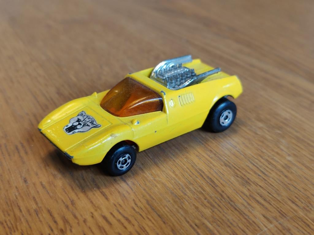 Matchbox Lotus Europa Mod Rod GEEL, Ophalen of Verzenden, Zo goed als nieuw, Auto