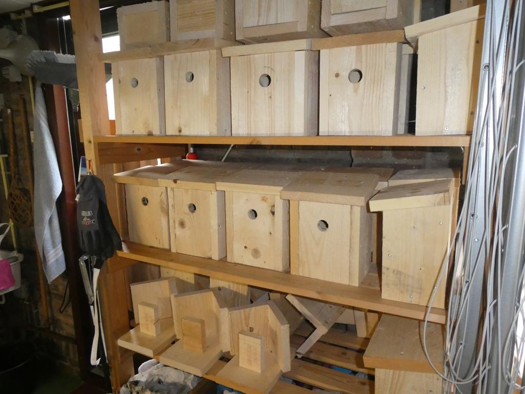 Mezen en Egel nest en schuilkastjes, zelf gemaakt!, Ophalen, Nieuw